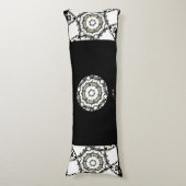 Band eins Kaleidoskop Art drei Seitenschläferkissen (Vorderseite Vertikal)