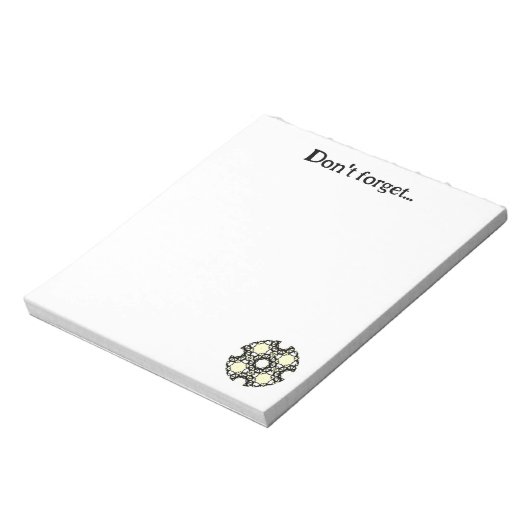 Band eins Kaleidoskop Art neun Notizblock (Rotiert)