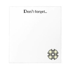 Band eins Kaleidoskop Art neun Notizblock