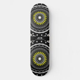Band eins Kaleidoskop Art neun Skateboard