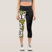 Band eins Kaleidoskop Art sechzehn Capri Leggings (Vorderseite)