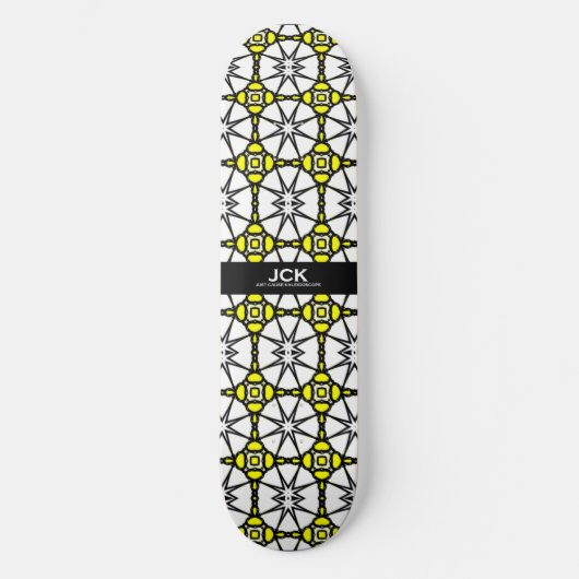 Band eins Kaleidoskop Art zwanzig Skateboard (Vorderseite)