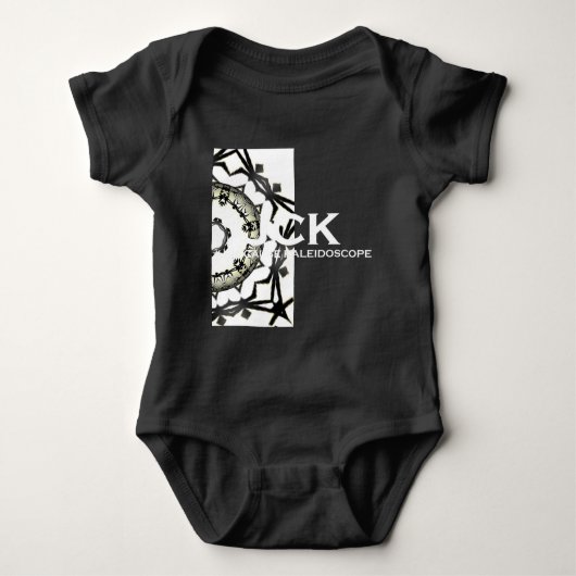 Band eins Kaleidoskop Art zwei Baby Strampler (Vorderseite)