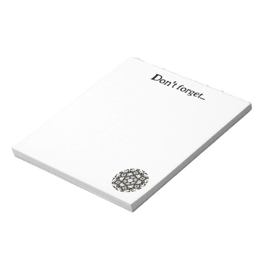 Band eins Kaleidoskop Art zwei Notizblock (Rotiert)