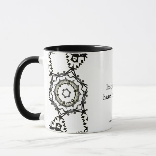 Band eins Kaleidoskop Art zwei Tasse (Links)