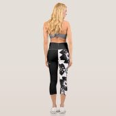 Band eins Kaleidoskop Art zwölf Capri Leggings (Rückseite)
