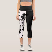 Band eins Kaleidoskop Art zwölf Capri Leggings (Vorderseite)