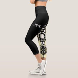 Band eins Kaleidoskop Kunst 10 Capri Leggings