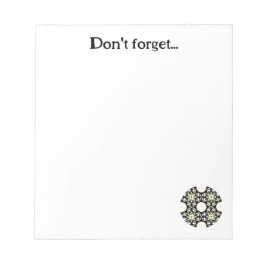 Band eins Kaleidoskop Kunst 10 Notizblock