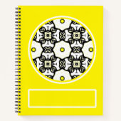 Band eins Kaleidoskop Kunst sieben Notizblock (Vorderseite)