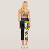 Band eins Kaleidoskop Kunst vierzehn Capri Leggings (Rückseite)