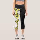Band eins Kaleidoskop Kunst vierzehn Capri Leggings (Vorderseite)