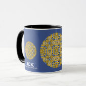 Band elf Kaleidoskop Art 3 Tasse (Vorderseite Links)