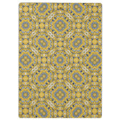 Band elf Kaleidoskop Art 8 Klemmbrett (Rückseite)