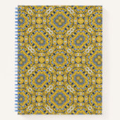 Band elf Kaleidoskop Art 8 Notizblock (Vorderseite)