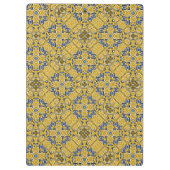 Band elf Kaleidoskop Art One Klemmbrett (Rückseite)