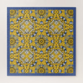 Band elf Kaleidoskop Art sechs Puzzle (Horizontal)