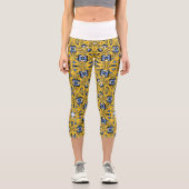 Band elf Kaleidoskop Art sechzehn Capri Leggings (Vorderseite)