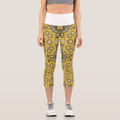 Band elf Kaleidoskop Art vier Capri Leggings (Vorderseite)