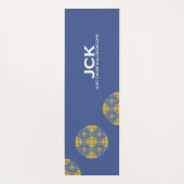 Band elf Kaleidoskop Art vierundzwanzig Yogamatte (Rückseite)