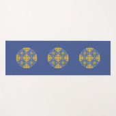 Band elf Kaleidoskop Art vierundzwanzig Yogamatte (Vorderseite (Horizontal))