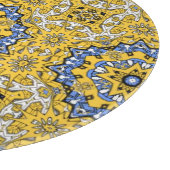 Band elf Kaleidoskop-Kunst einundzwanzig Schneidebrett (Ecke)