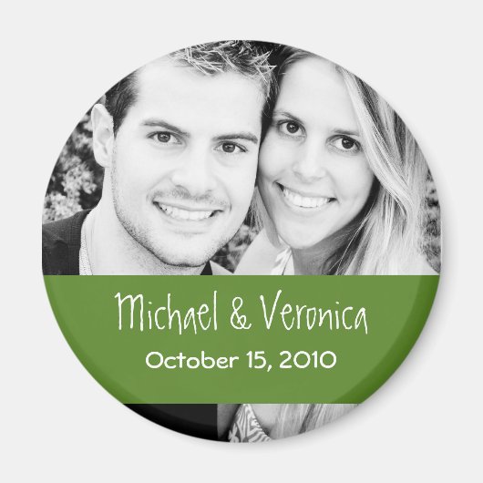 Band-Foto Speichern Sie das Datumsfenster Magnet (Vorne)