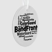 Band-FrontWord-Wolke Ornament (Vorderseite)