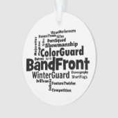 Band-FrontWord-Wolke Ornament (Vorderseite)