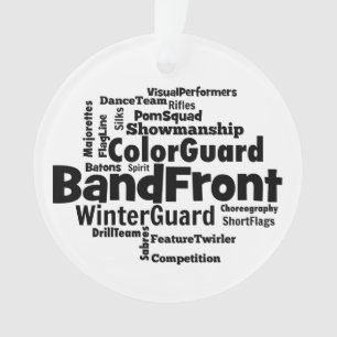 Band-FrontWord-Wolke Ornament
