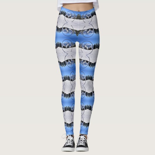 Band-GebirgsLiebe Leggings (Vorderseite)