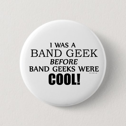 Band Geek Button (Vorderseite)