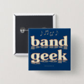 Band Geek Button (Vorne & Hinten)