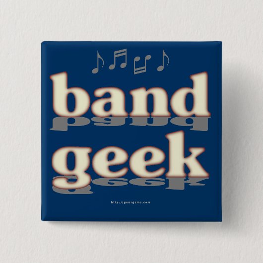 Band Geek Button (Vorderseite)