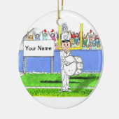 Band, große Trommel - Mann Keramik Ornament (Links)