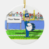 Band, große Trommel - Mann Keramik Ornament (Vorne)