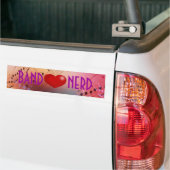 Band *heart* Nerd Autoaufkleber (Auf Lkw)