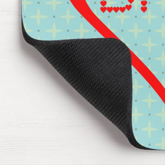 Band Hearts Mousepad (Ecke)