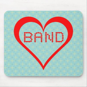 Band Hearts Mousepad