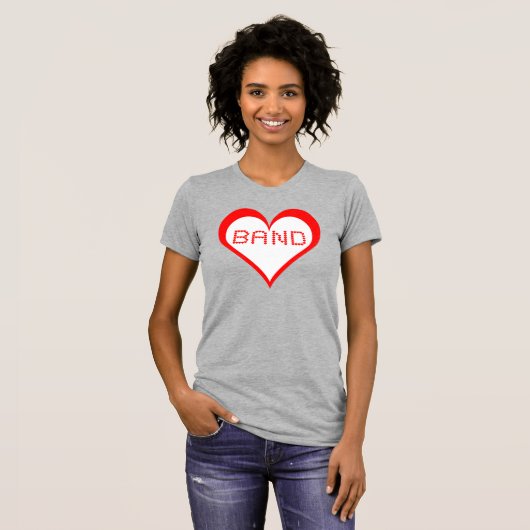 Band Hearts T-Shirt (Vorne ganz)