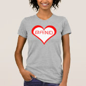Band Hearts T-Shirt (Vorderseite)
