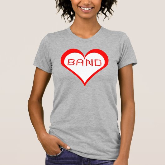 Band Hearts T-Shirt (Vorderseite)
