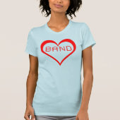 Band Hearts T-Shirt (Vorderseite)