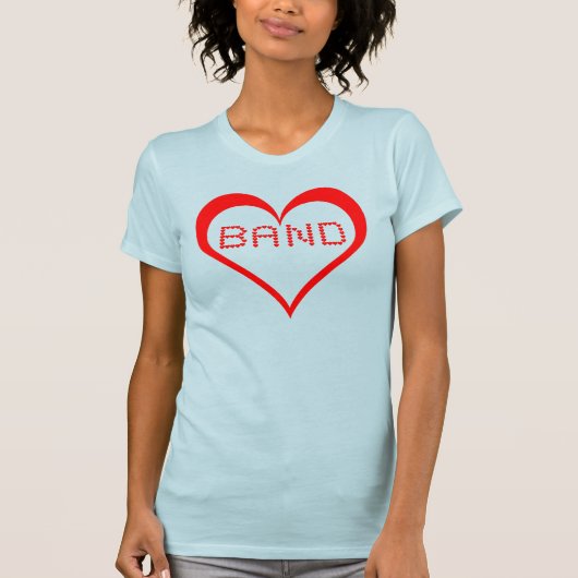 Band Hearts T-Shirt (Vorderseite)
