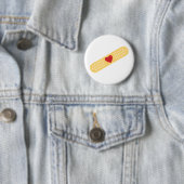 Band-Hilfe mit einem roten Herzen Button (Beispiel)