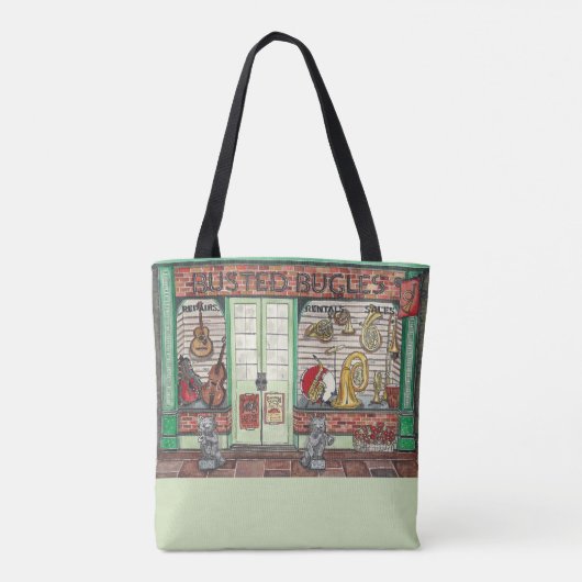 Band Instrument Music Shop Farbtasche Tasche (Rückseite)