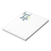 Band ist ein Geschenk für das Leben Notizblock (Rotiert)