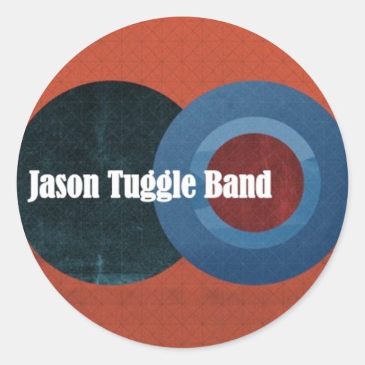 Band Jasons Tuggle kreist Aufkleber ein (Vorderseite)