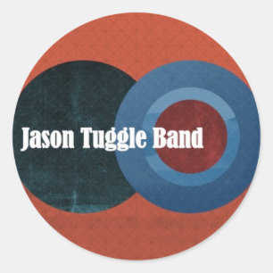 Band Jasons Tuggle kreist Aufkleber ein