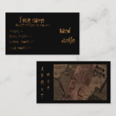 Band-Junkie Visitenkarte (Vorne/Hinten)